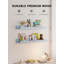 Tablettes flottantes, paquet de 4, bleu