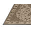 Tapis gris Tabriz lavable à la machine