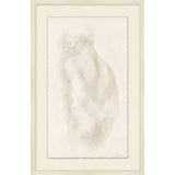 Male Nude 4' Framed Print on Glass