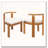 Wood Armless Dining Chair