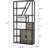 Wine Bar Cabinet With LED Lights, Power Outlets, Wine Rack-754452279