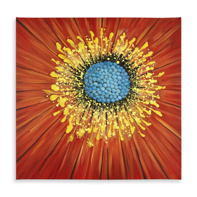 Botanical Contemporary Blue Tablecloth | Indoor/Outdoor Decor