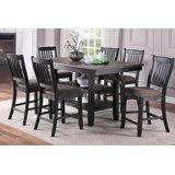 Barrone 6 - Person Double Pedestal Dining Set