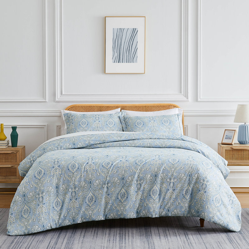 Grace Duvet Cover Set, King Duvet Cover + 2 King Shams