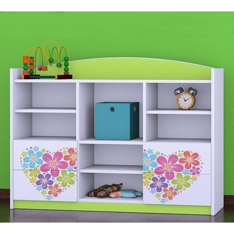 Helen 92cm H X 129cm W Kids Cube, Green