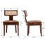 Chaises de salle à manger rembourrées Farhat-1270487595-1270487596