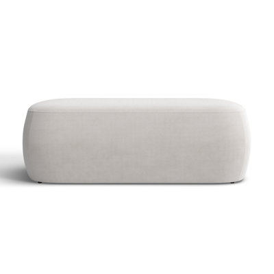 50" Wide Velvet Rectangle Ottoman