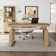 Radnor 3 Piece Configurable Rectangular Writing Desk Office Set