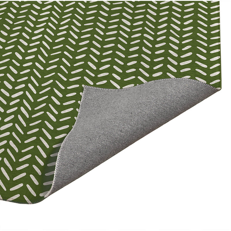 Tapis de bureau léger Dream Splat, L 60 po x P 36 po, Vert olive