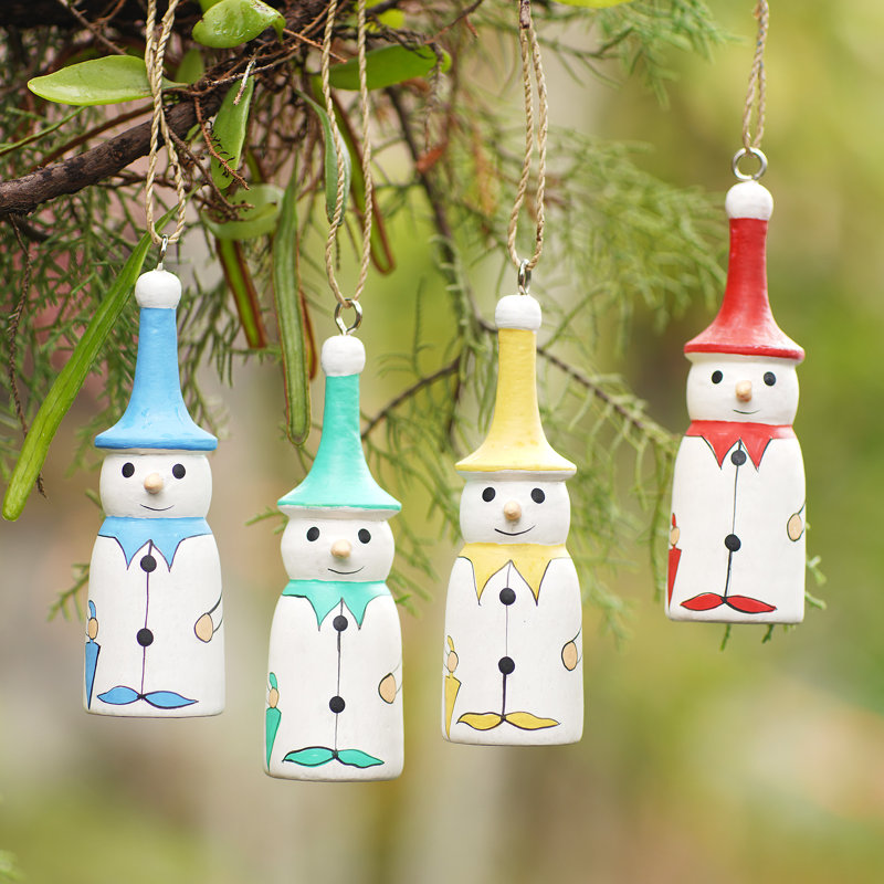 Ornement suspendu bonhomme de neige