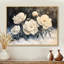 Neige pivoines dans la forêt II - pivoines, art mural sur toile-1896784470-2141784160-1896784494