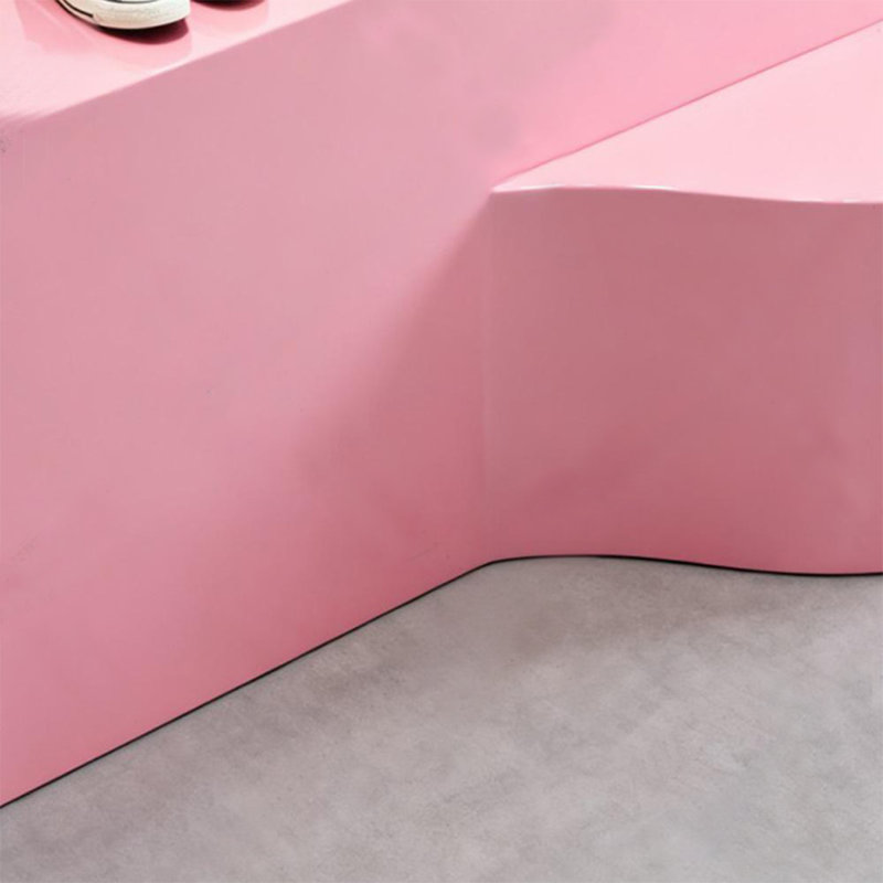 Table de présentation Pink Wave, H 31,5 po x l 47,24 po x P 23,62 po
