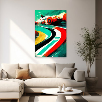 Art mural Vivid Racing Action