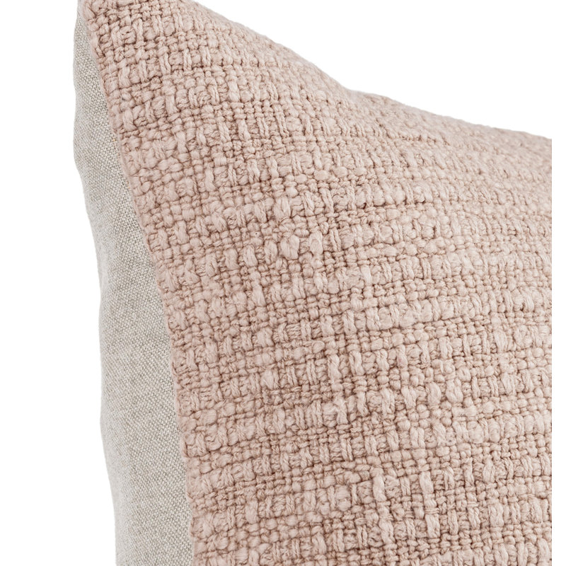 Fable Indoor/Outdoor Pillow Cover & Insert, Natural, Rectangle 14"H x 20"W