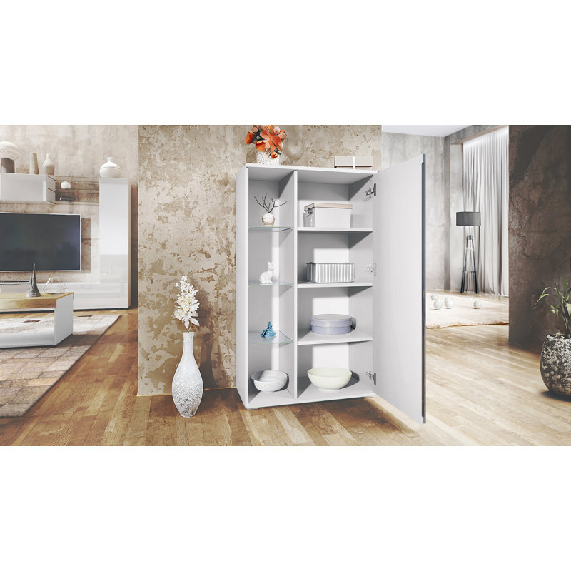 Shameerah Booth Display, White / Black
