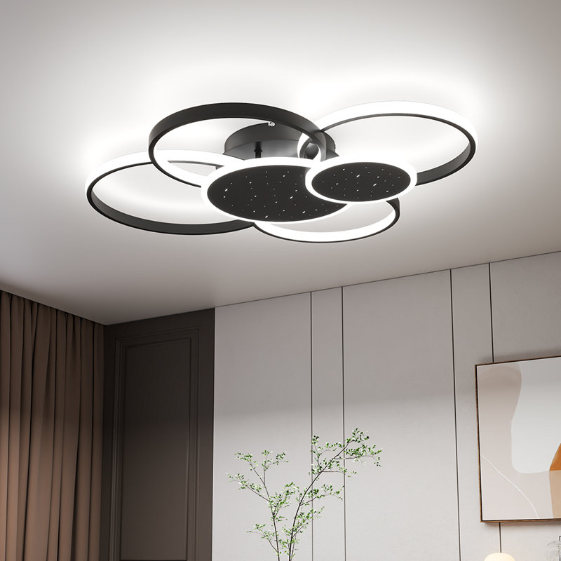 Autiana LED Flush Mount, 12cm H x 83cm W x 66cm D