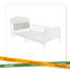 Structure de lit plateforme en métal avec lumière, lit en métal pour enfants avec tête de lit tapissier et rangement-414528737-414528740