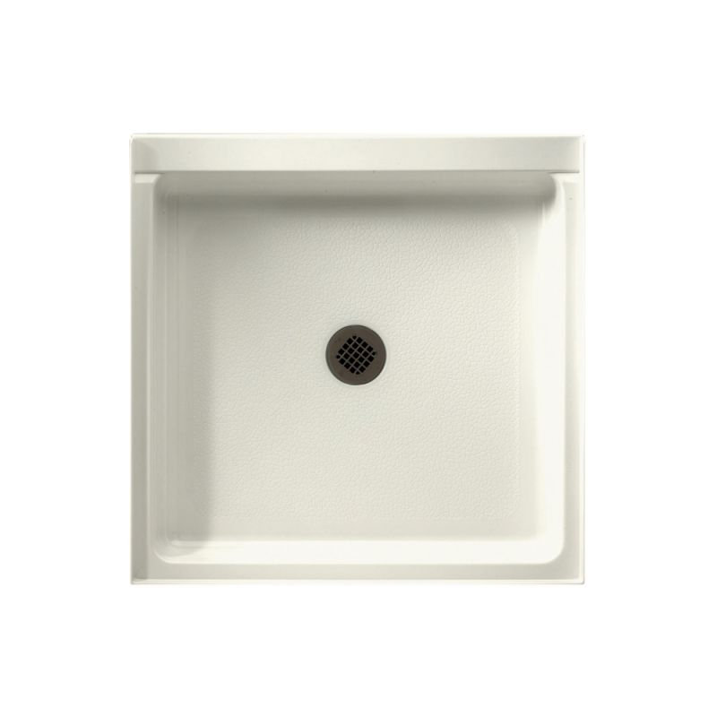 32'' W 32'' D Square Single Shower Base, Bisque