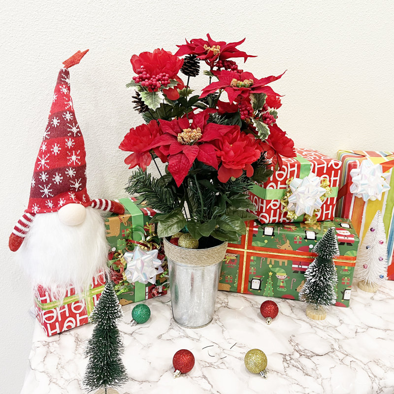 Arrangement de fleurs mixtes, Rouge