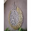 Ayatul Kursi, art mural en métal, décor de calligraphie arabe, décoration intérieure, cadeau de l'Aïd, argent mat et or mat-1203119985