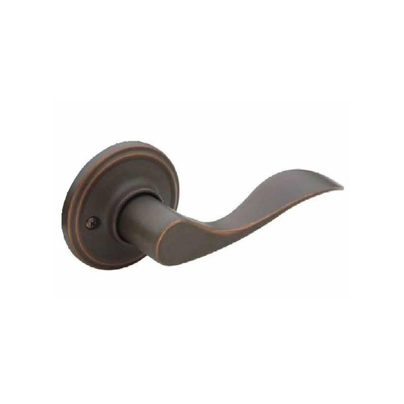 Fausse poignée de porte simple, Droite, Bronze toscan