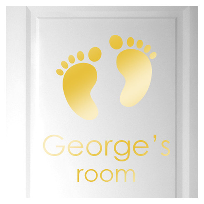 Wall Decal, Shiny Gold