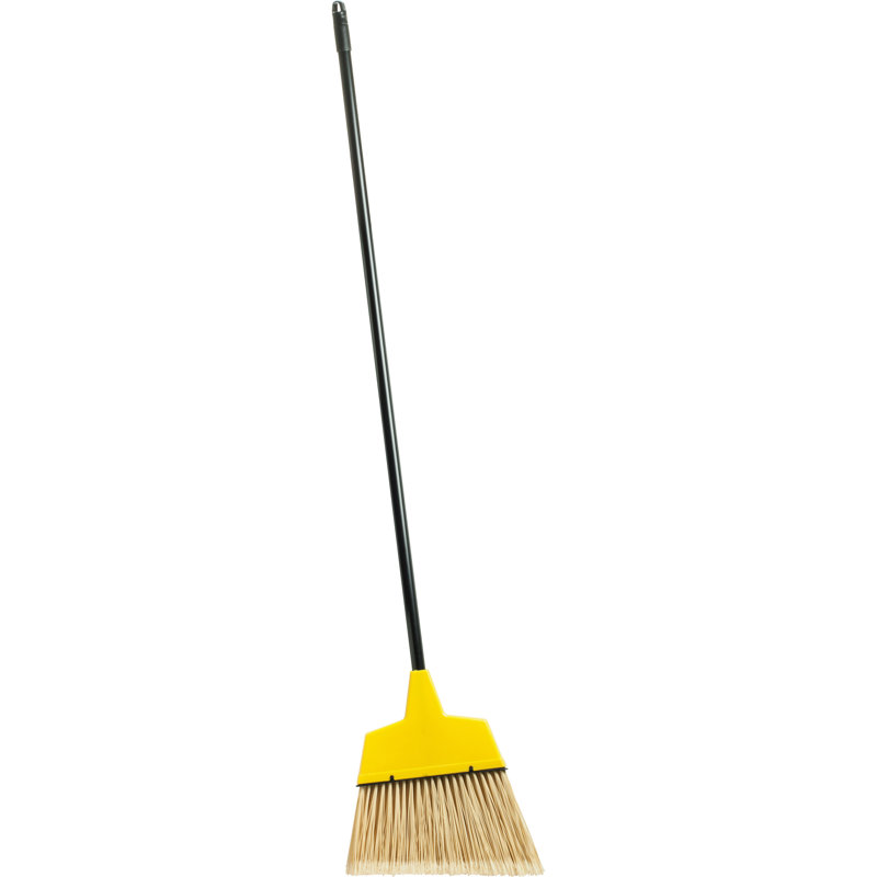 Balai à angle, poils haute performance, l 12 po, jaune