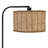 Rattan Belice With Remote Control And Bulb Included