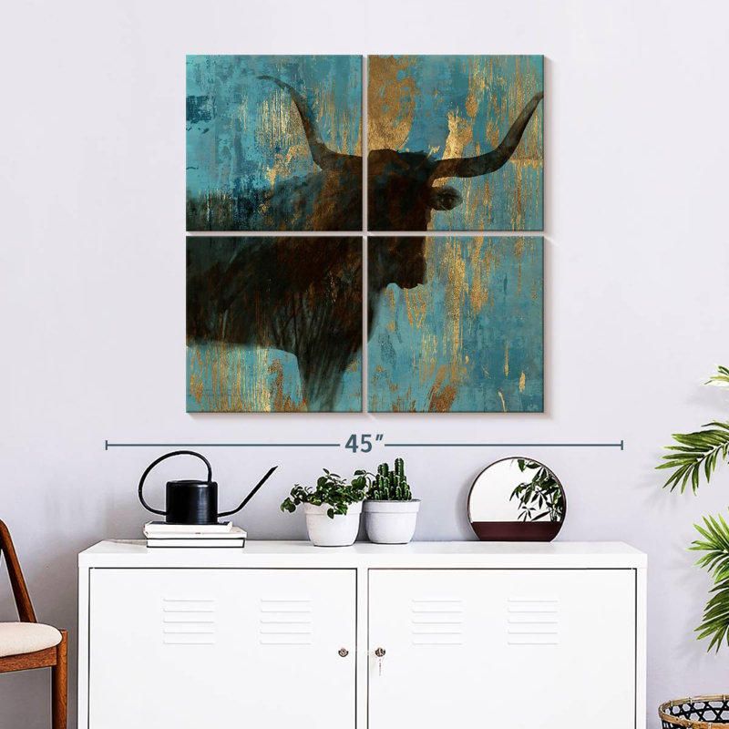 Brampt Bison I, 32'' H x 32'' W