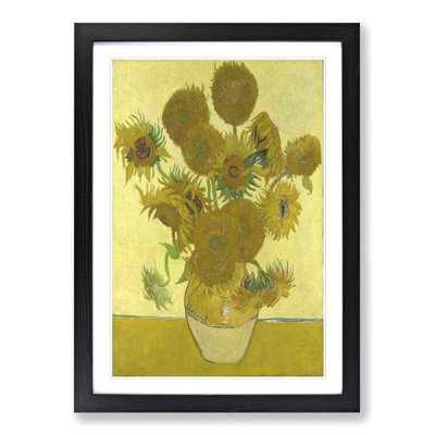 Sunflowers by Vincent Van Gogh - Framed Print