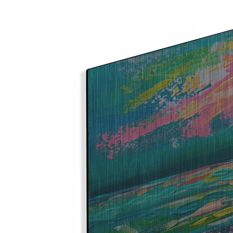 «Colorful Coast» par Estelle Grengs, H 24 po x l 24 po