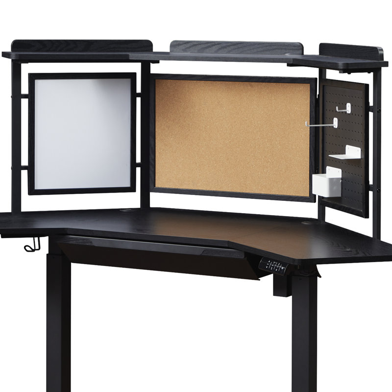 23.5"H x 48" W Back Board only, Black