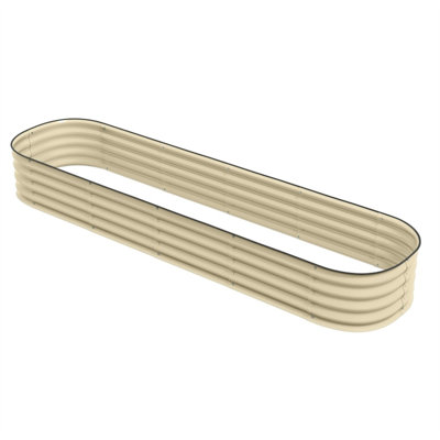 Jardinière en acier galvanisé modulaire