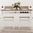 7-Piece Dining Table Set For 6, 43.3'' Kitchen Table And Wood Chairs With Storage And Backrest-948625567-948625566