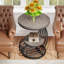 Table d'appoint Ondray, table de bout, table d'appoint, table d'appoint de salon, avec rangement-1896354987-1896354984