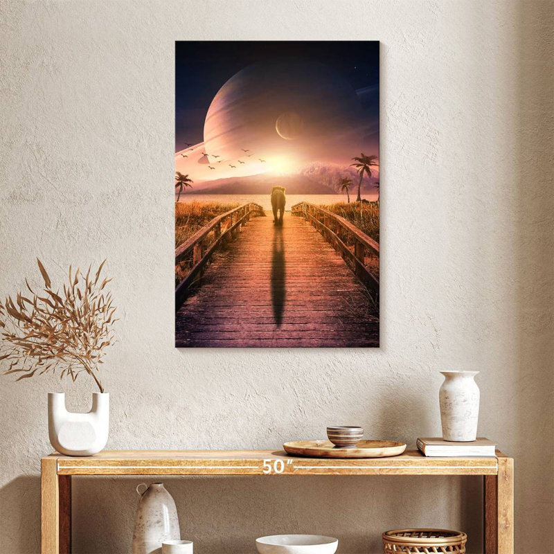 Brampt Walking To Nowhere, 36" H x 24" W
