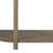 Curved 1-Drawer Console Table - Toffee