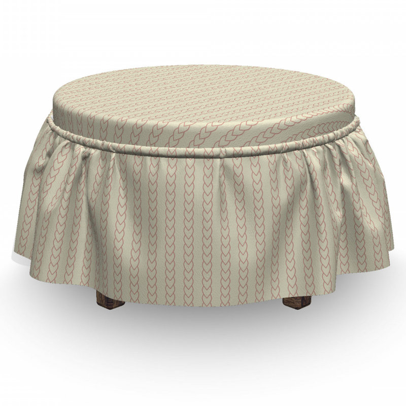 Box Cushion Ottoman Slipcover