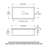 32" Undermount Single Bowl Ceramic Kitchen Sink - Dual Mount Ceramic Rectangular Deep Single Bowl Sink Basin