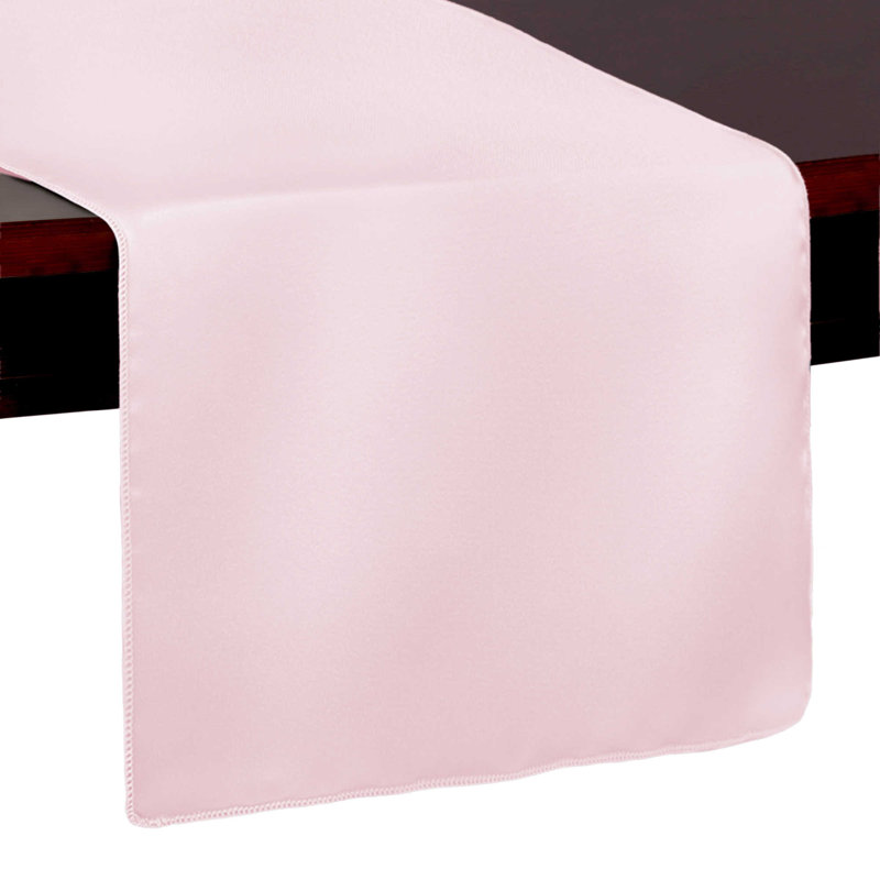 Table Runner, 1, Blush Ice Pink, 90" x 14"
