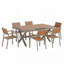 Ensemble repas d'extérieur avec chaises et table extensible-327338251