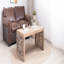 Table basse 47,2 "rustique sculptée à la main