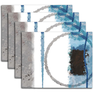Napperon abstrait en polyester