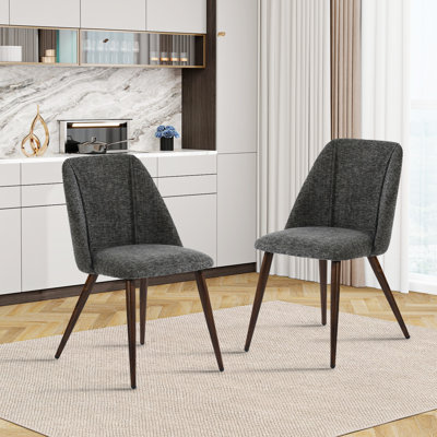 Chaises de salle à manger rembourrées Laqueisha