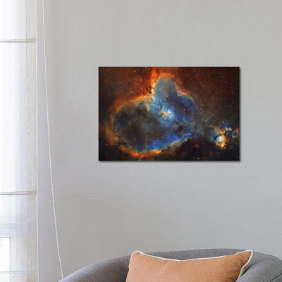 The Heart Nebula In Cassiopeia by Lorand Fenyes - Wrapped Canvas Gallery-Wrapped Canvas Giclée