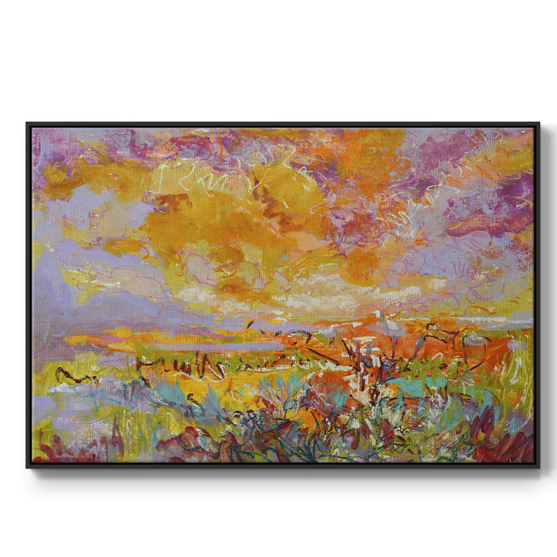 Toile encadrée de qualité supérieure Radiance, Black Closed Corner Framed Canvas, H 27 po x l 41 po x P 2 po