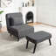 Canapé-lit pliable avec repose-pieds-2103941122