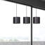 Elisa 3 - Light Black Kitchen Island Pendant-40740981