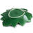 Martha Stewart Maple Leaf 10 Inch Figural Plate 6 Piece Set In Green