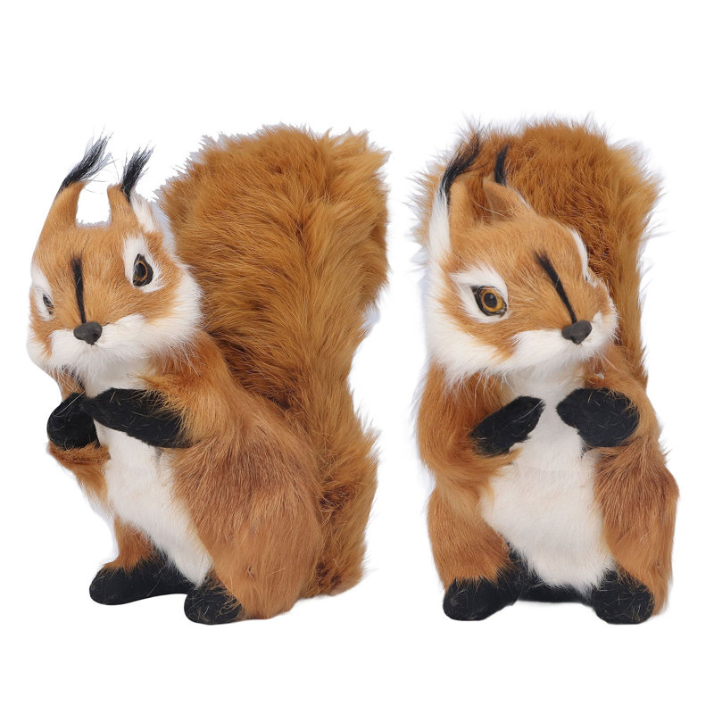 Simulation Squirrel Large Cute Lifelike Crafts Decorations Garden Ornament